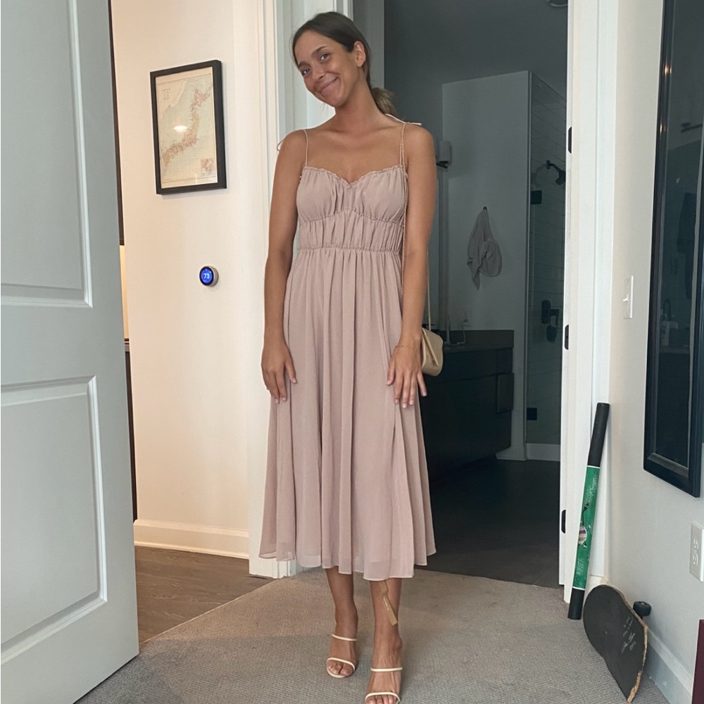 Reformation Pique Dress